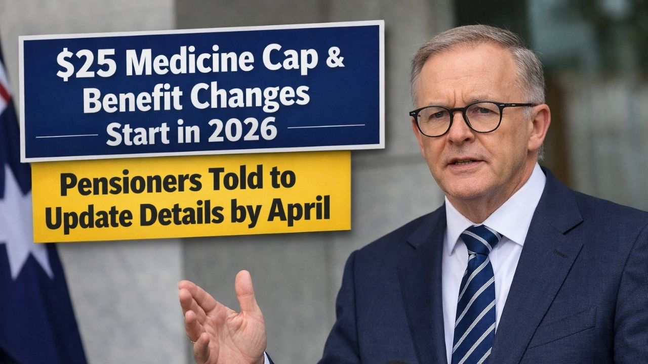 $25 Medicine Cap & Benefit Changes Start in 2026 — Pensioners Told to Update Details by April