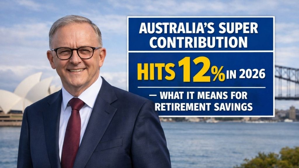 Australia’s Super Contribution Hits 12% in 2026 — What It Means for Retirement Savings