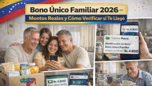 Bono Único Familiar 2026 en Venezuela: Montos Reales y Cómo Verificar si Te Llegó