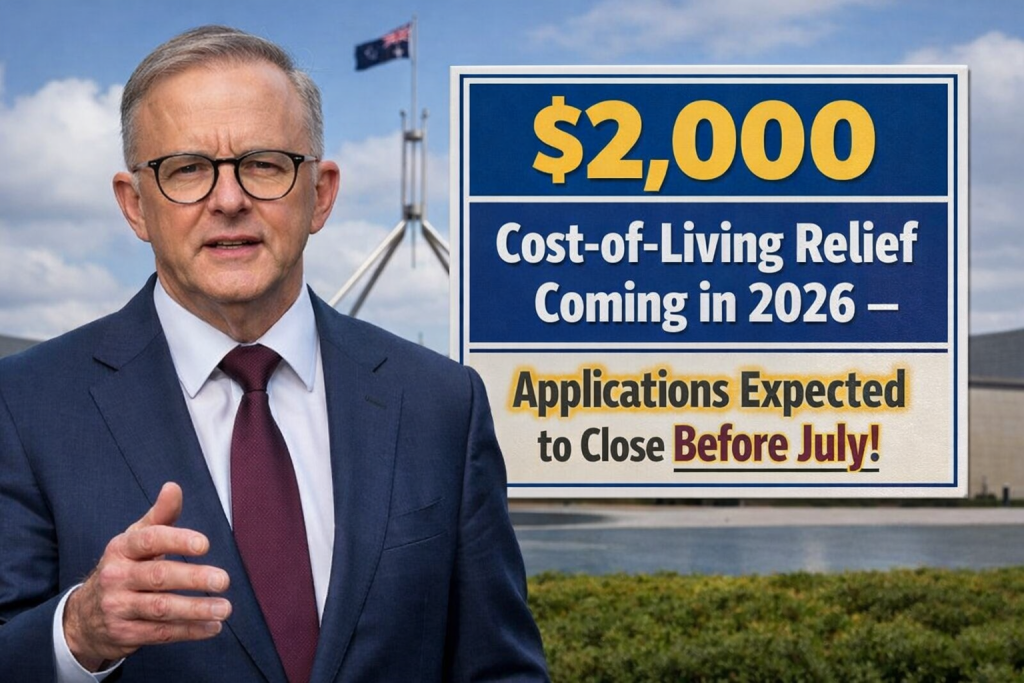 $2,000 Cost-of-Living Relief Coming in 2026 — Applications Expected to Close Before July