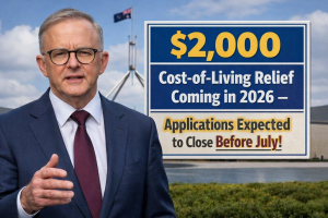 $2,000 Cost-of-Living Relief Coming in 2026 — Applications Expected to Close Before July