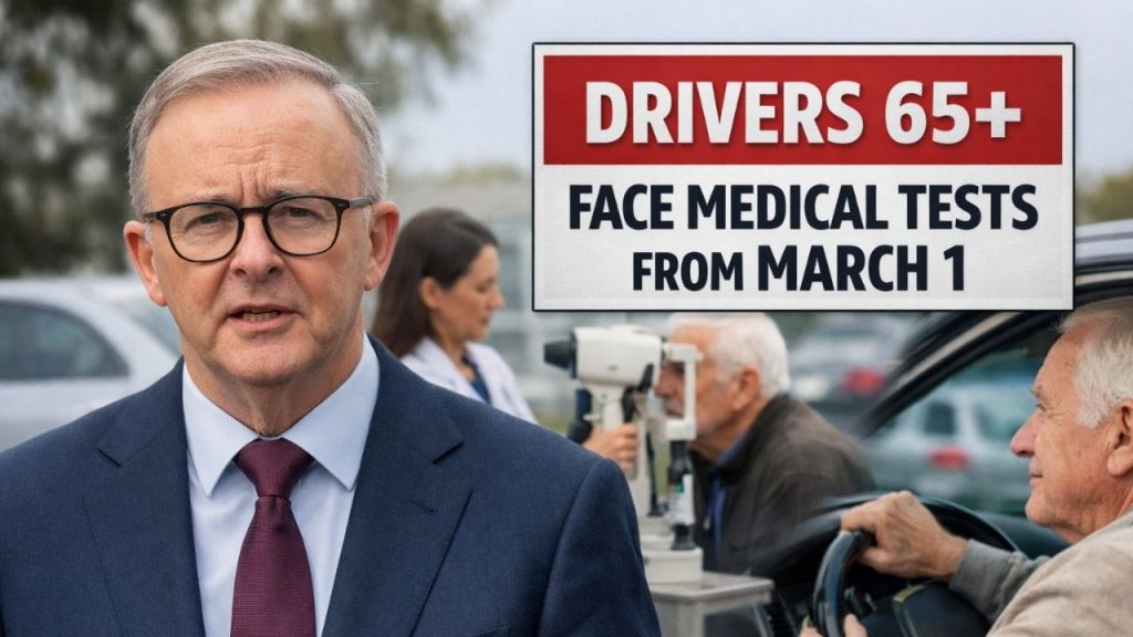 Drivers 65+ Face Medical Tests from March 1