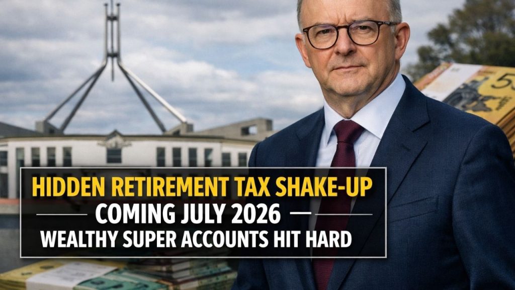 Hidden Retirement Tax Shake-Up Coming July 2026 — Wealthy Super Accounts Hit Hard