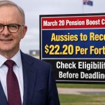 March 20 Pension Boost Confirmed: Aussies to Receive Extra $22.20 Per Fortnight — Check Eligibility Before Deadline