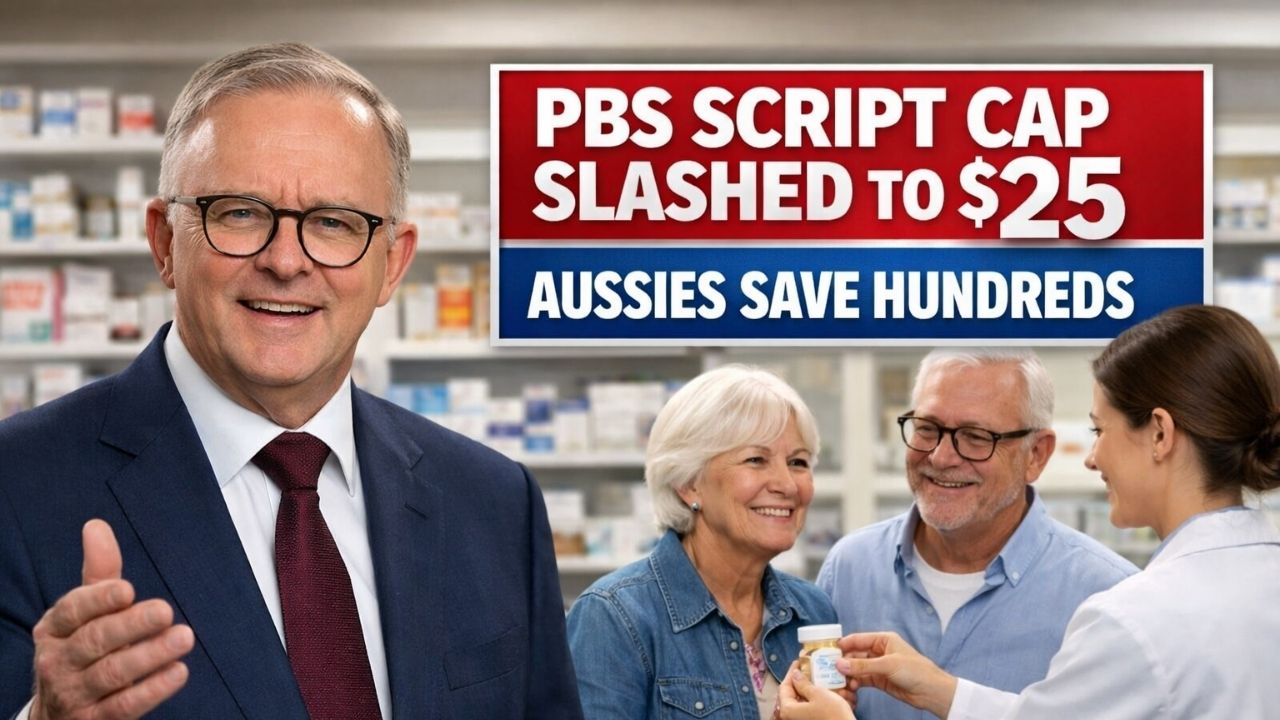 PBS Script Cap Slashed to $25 — Aussies Save Hundreds