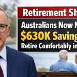 Retirement Shock: Australians Now Need $630K Savings to Retire Comfortably in 2026