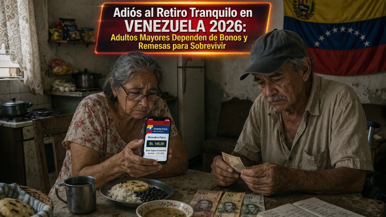 Adiós al Retiro Tranquilo en Venezuela 2026 Adultos Mayores Dependen de Bonos y Remesas para Sobrevivir