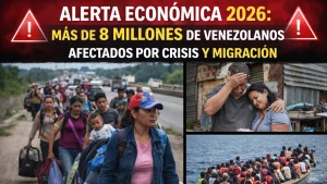 Alerta Económica 2026: Más de 8 millones de venezolanos afectados por crisis y migración