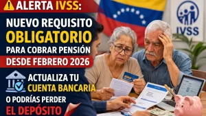 Alerta IVSS: Nuevo Requisito Obligatorio para Cobrar Pensión Desde Febrero 2026 – Actualiza tu Cuenta Bancaria o Podrías Perder el Depósito
