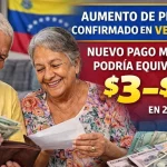 Aumento de Pensión Confirmado en Venezuela: Nuevo Pago Mensual Podría Equivaler a $3–$5 en 2026