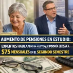 Aumento de Pensiones en Estudio: Expertos Hablan de un Ajuste que Podría Llegar a $75 Mensuales en el Segundo Semestre
