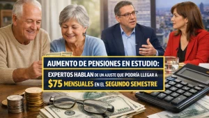Aumento de Pensiones en Estudio: Expertos Hablan de un Ajuste que Podría Llegar a $75 Mensuales en el Segundo Semestre