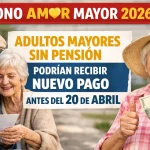 Bono Amor Mayor 2026: Adultos Mayores Sin Pensión Podrían Recibir Nuevo Pago Antes del 20 de Abril