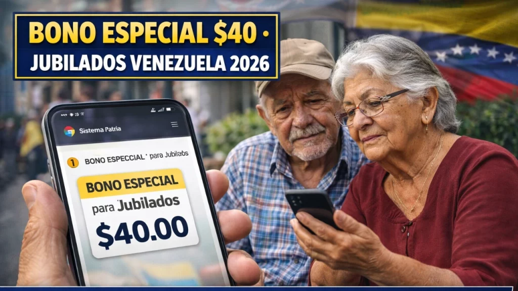 Bono Especial de 40$ para Jubilados en Venezuela: Quiénes Podrían Recibirlo Antes del 15 de Mayo 2026