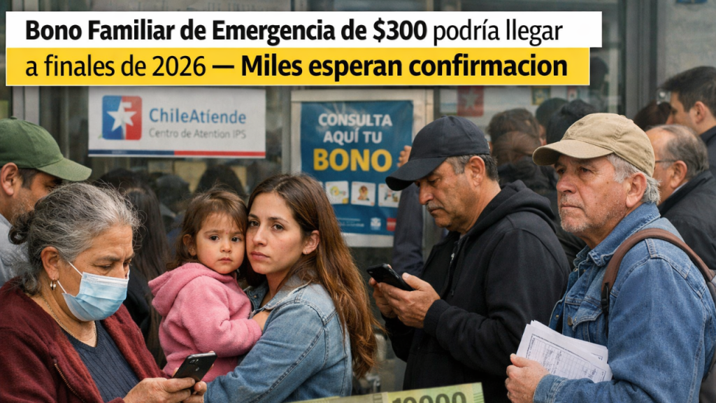 Bono Familiar de Emergencia de $300 Podría Llegar a Finales de 2026 — Miles de Hogares Esperan Confirmación