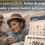 Bono de Guerra 2026: fechas de pago confirmadas y nuevos montos para pensionados