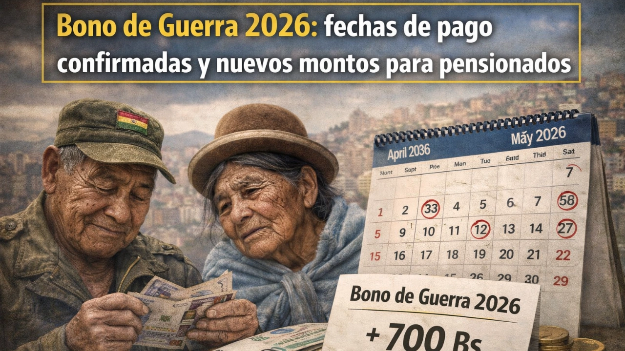 Bono de Guerra 2026: fechas de pago confirmadas y nuevos montos para pensionados