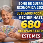 Bono de Guerra Económica 2026: Jubilados Podrían Recibir Hasta 680 Bolívares Extra Este Mes