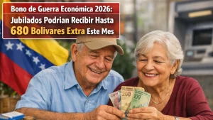 Bono de Guerra Económica 2026: Jubilados Podrían Recibir Hasta 680 Bolívares Extra Este Mes