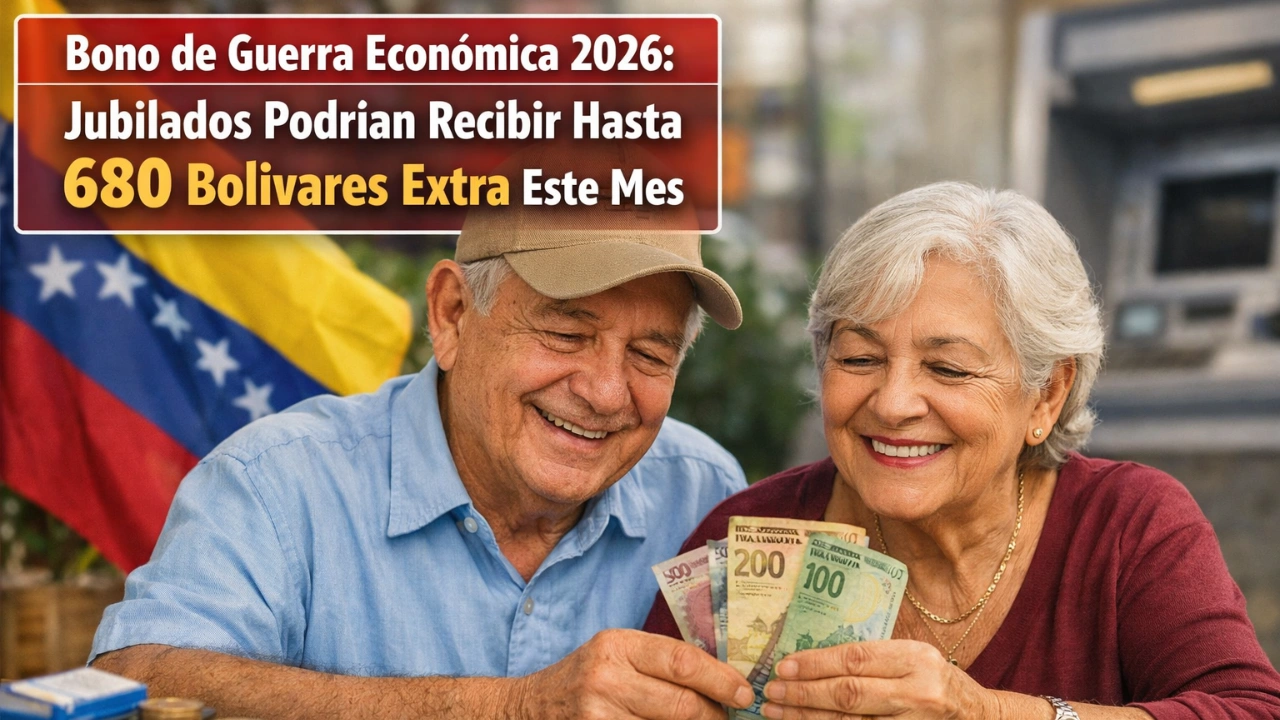 ⁠Bono de Guerra Económica 2026: Jubilados Podrían Recibir Hasta 680 Bolívares Extra Este Mes