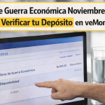 Bono de Guerra Económica noviembre 2025 cómo verificar tu depósito en veMonedero
