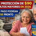 Bono de Protección de $90 para Adultos Mayores en 2026 — Fechas de Pago Podrían Anunciarse Pronto