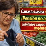 Canasta básica supera los $500 en 2026: jubilados en Venezuela exigen aumento urgente de pensión