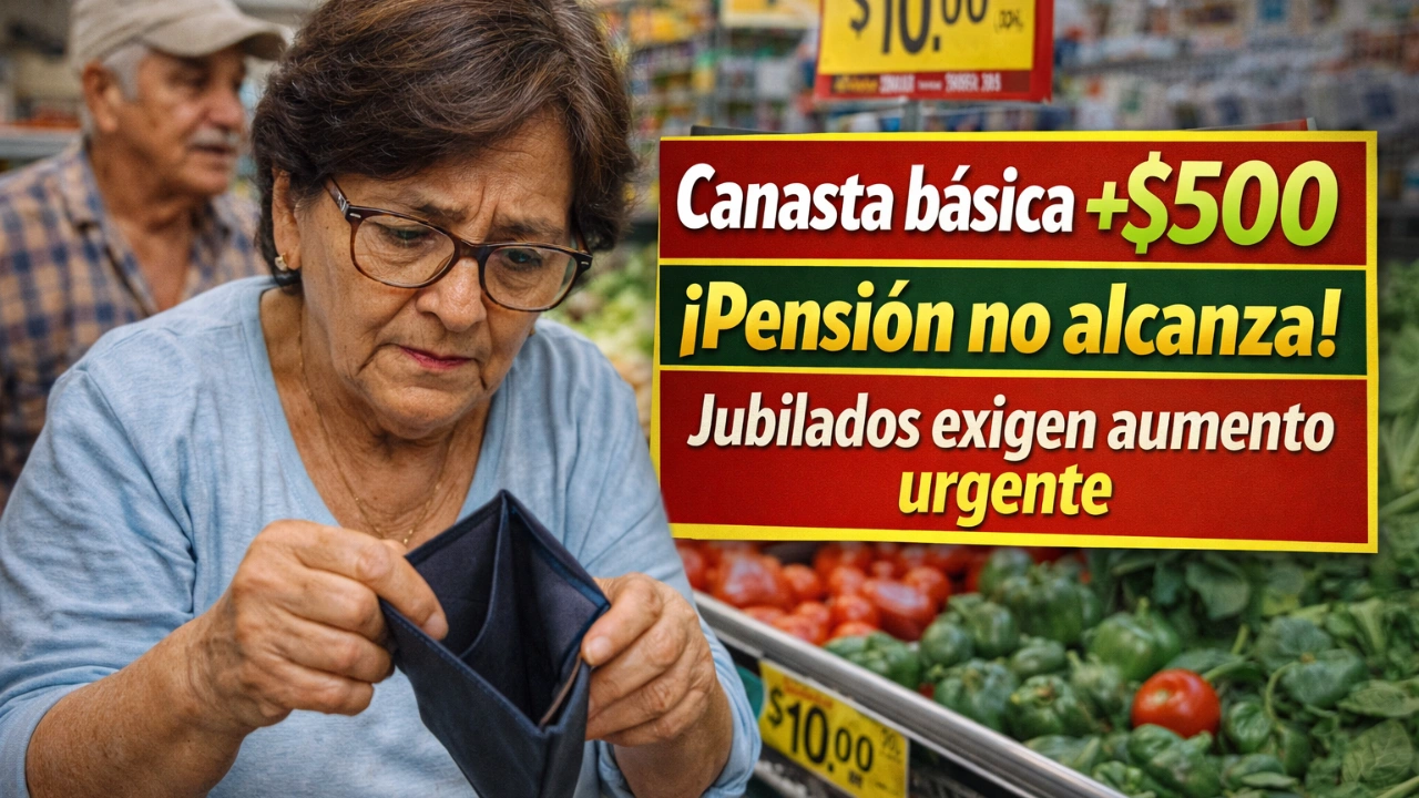 Canasta básica supera los $500 en 2026: jubilados en Venezuela exigen aumento urgente de pensión