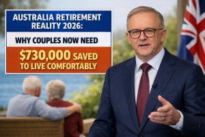 Australia Retirement Reality 2026: Why Couples Now Need $730,000 Saved to Live Comfortably