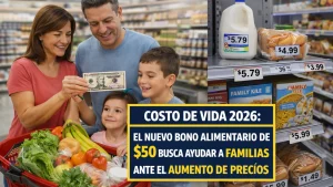 Costo de Vida 2026: El Nuevo Bono Alimentario de $50 Busca Ayudar a Familias Ante el Aumento de Precios