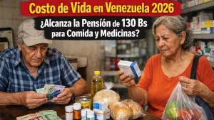 Costo de Vida en Venezuela 2026: ¿Alcanza la Pensión de 130 Bs para Comida y Medicinas?