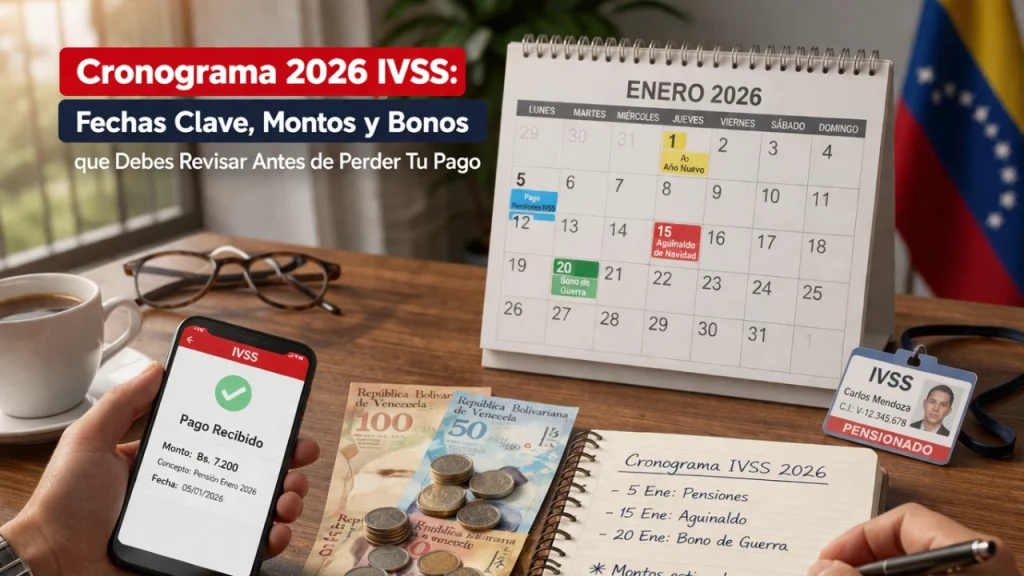 Cronograma 2026 IVSS: Fechas Clave, Montos y Bonos que Debes Revisar Antes de Perder Tu Pago