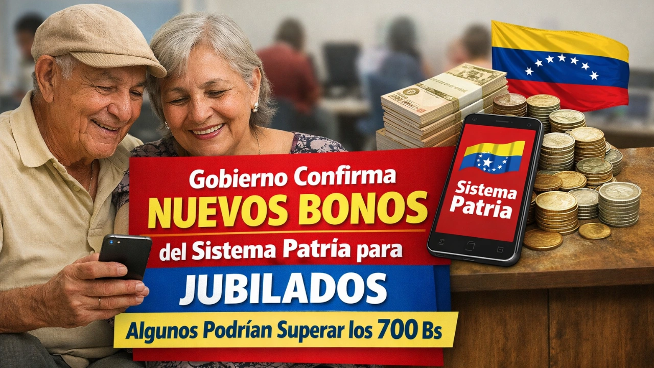 Gobierno Confirma Nuevos Bonos del Sistema Patria para Jubilados – Algunos Podrían Superar los 700 Bs