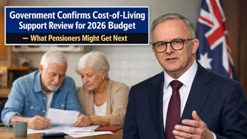 Government Confirms Cost-of-Living Support Review for 2026 Budget — What Pensioners Might Get Next