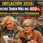 Inflación 2026: Precios Suben Más del 400% y Golpean con Fuerza a los Pensionados
