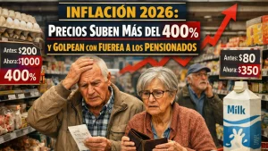 Inflación 2026: Precios Suben Más del 400% y Golpean con Fuerza a los Pensionados