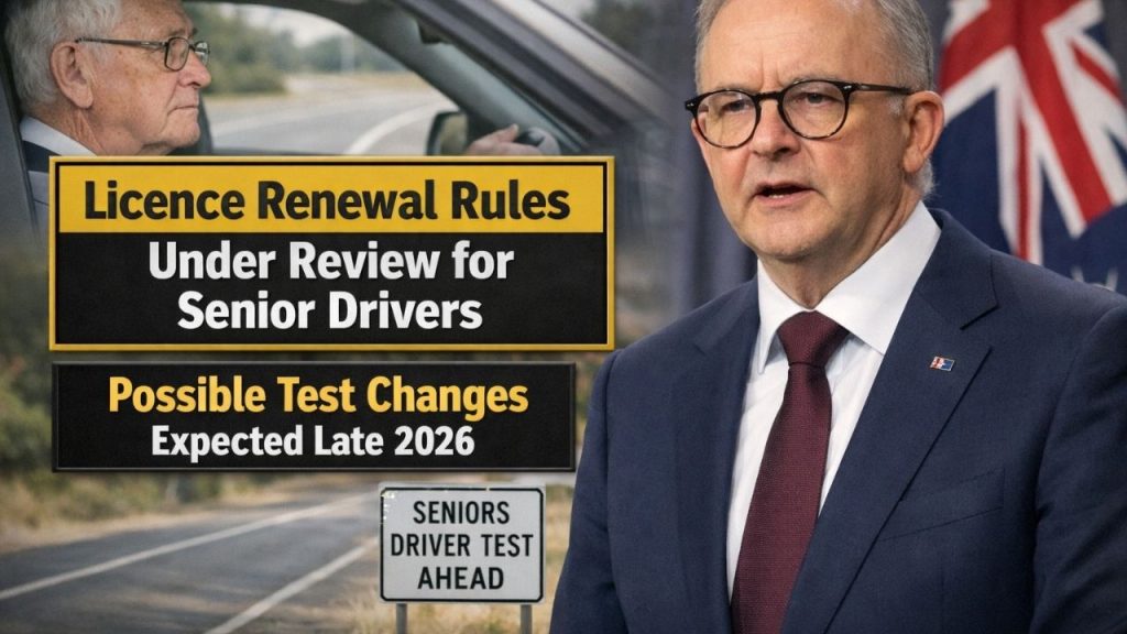 Licence Renewal Rules Under Review for Senior Drivers — Possible Test Changes Expected Late 2026
