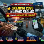 Licencia 2026 en Venezuela nuevas reglas desde febrero podrían dejarte sin conducir si no cumples esto