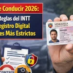 Licencia de Conducir 2026: Nuevas Reglas del INTT Traen Registro Digital y Controles Más Estrictos