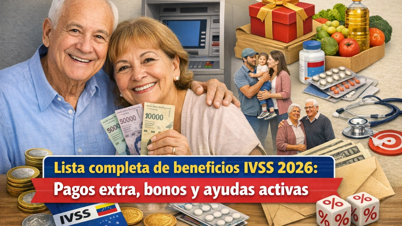 Lista completa de beneficios IVSS 2026: pagos extra, bonos y ayudas activas