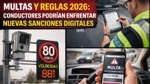Multas y Reglas 2026: Conductores podrían enfrentar nuevas sanciones digitales