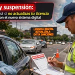 Multas y suspensión: lo que pasará si no actualizas tu licencia con el nuevo sistema digital