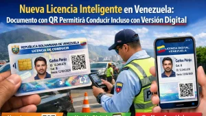 Nueva Licencia Inteligente en Venezuela: Documento con QR Permitirá Conducir Incluso con Versión Digital