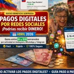 Nuevo beneficio sorpresa 2026: pagos digitales por redes sociales podrían darte dinero en abril