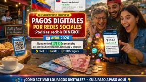 Nuevo beneficio sorpresa 2026: pagos digitales por redes sociales podrían darte dinero en abril
