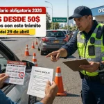 Nuevo calendario obligatorio 2026: multas desde $50 si no cumples con este trámite antes del 29 de abril