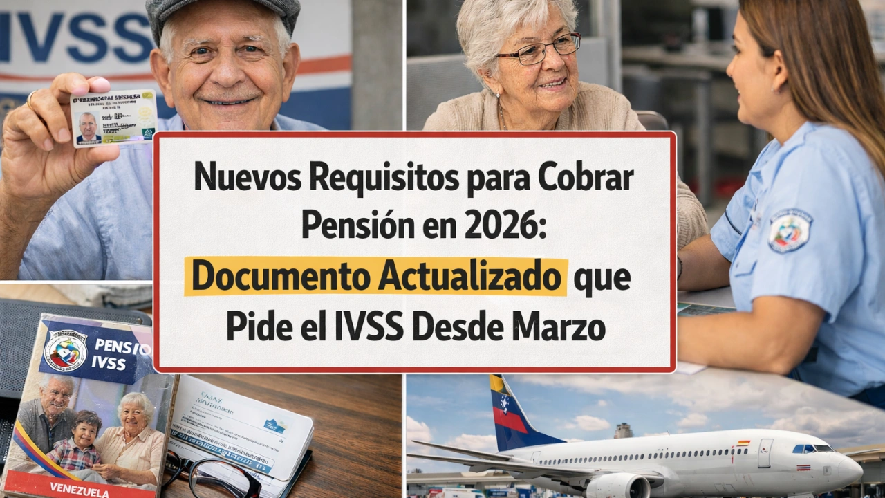 Nuevos Requisitos para Cobrar Pensión en 2026 Documento Actualizado que Pide el IVSS Desde Marzo