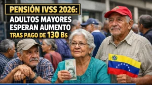 Pensión IVSS 2026: Adultos Mayores Esperan Aumento Tras Pago de 130 Bs — ¿Habrá Nuevo Bono Antes del 30 de Abril?