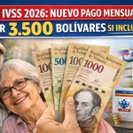 Pensión IVSS 2026 Nuevo Pago Mensual Podría Alcanzar 3.500 Bolívares si Incluye Bonos – Adultos Mayores Deben Actualizar Datos Antes del 30 de Abril