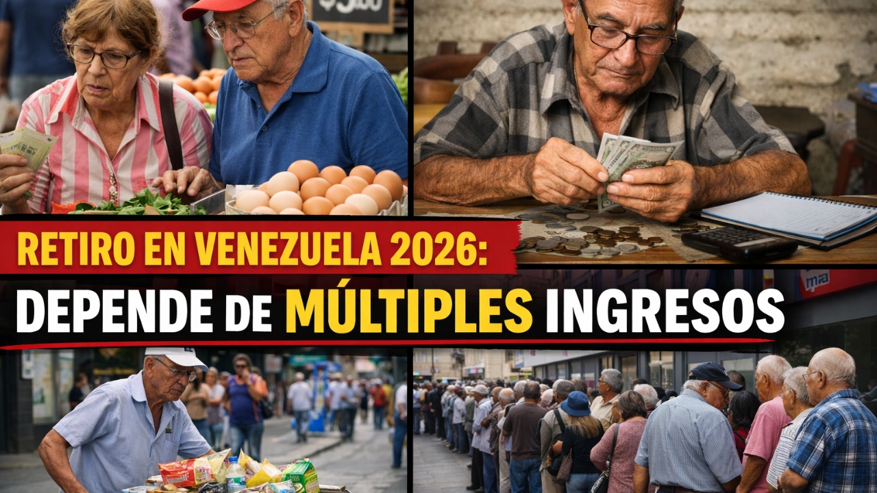 Retiro en Venezuela 2026: Un sistema que obliga a depender de múltiples ingresos